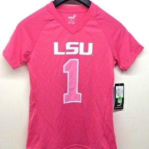 GEN2 Girl's #1 Pink Louisiana St University Jersey